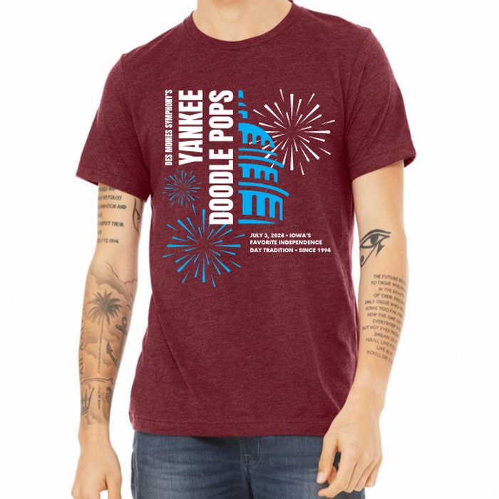 Red Limited Edition Yankee Doodle Pops Tee 2024